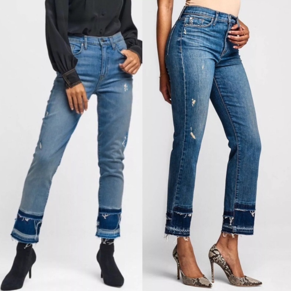 Hudson Jeans | Zoey High Rise Straight Cropped Jeans | 28